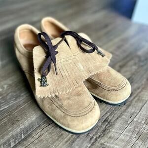 Hush Puppies for Women Size 7.5 Golf Shoes Leather In Great Condition